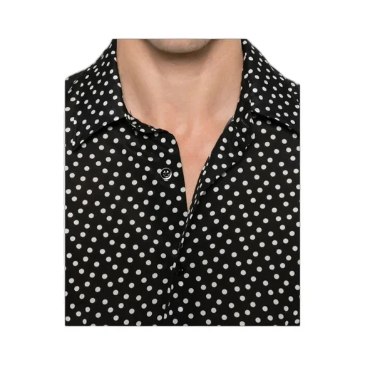Polka-Dot Long-Sleeve Shirt
