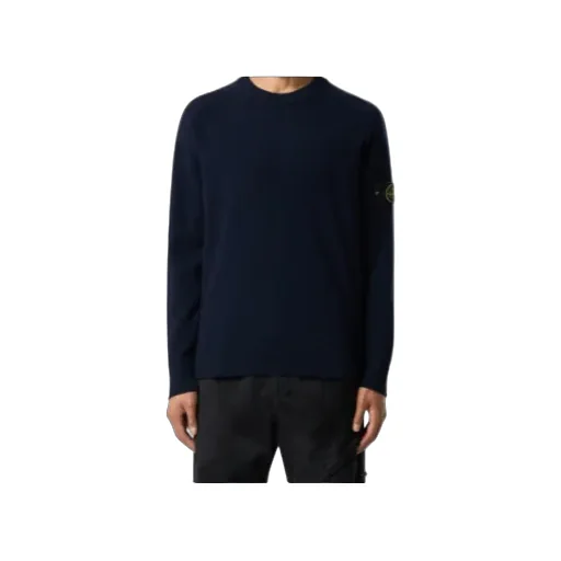 Stone Island Logo Patch Crewneck Jumper