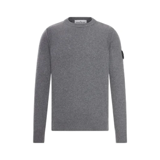 Stone Island Logo Patch Crewneck Jumper