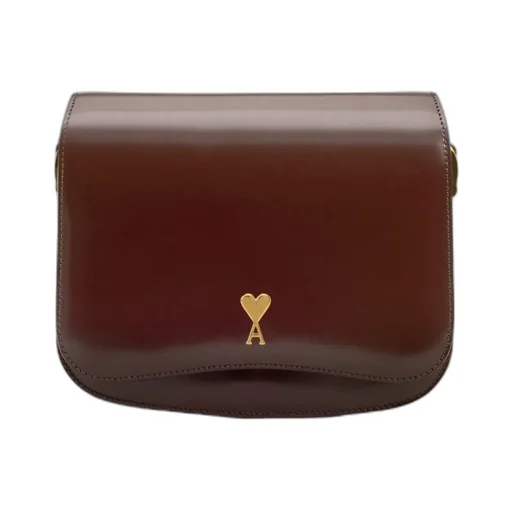 Ami Paris Ami Alexandre Mattiussi Logo Plaque Shoulder Bag