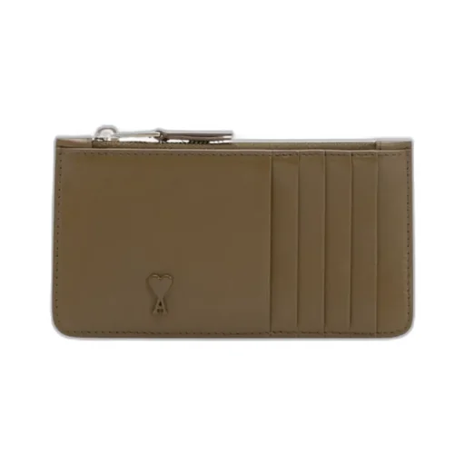 Ami Paris Ami De Coeur Zipped Card Holder