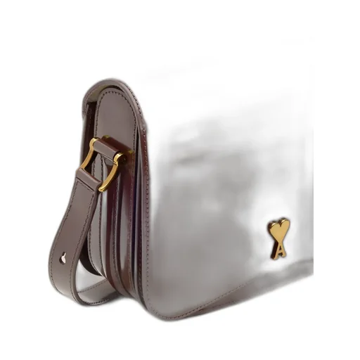 Ami Paris Ami Alexandre Mattiussi Logo Plaque Shoulder Bag