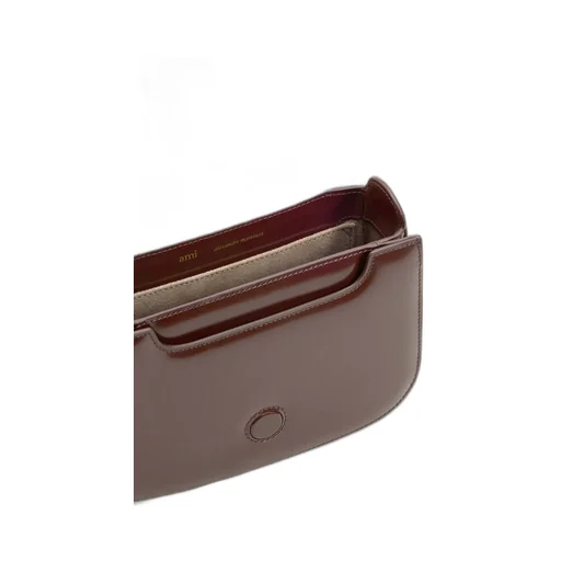 Ami Paris Ami Alexandre Mattiussi Logo Plaque Shoulder Bag