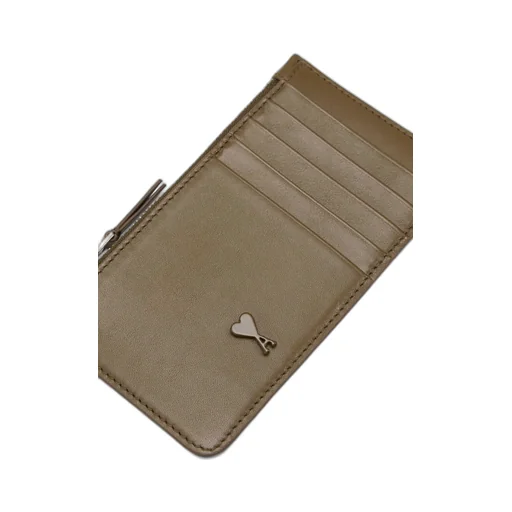 Ami Paris Ami De Coeur Zipped Card Holder