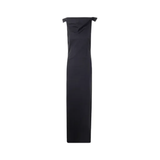Cowl-Neck Belted Dress