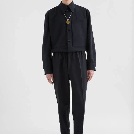 Technical Serge Tapered Trousers