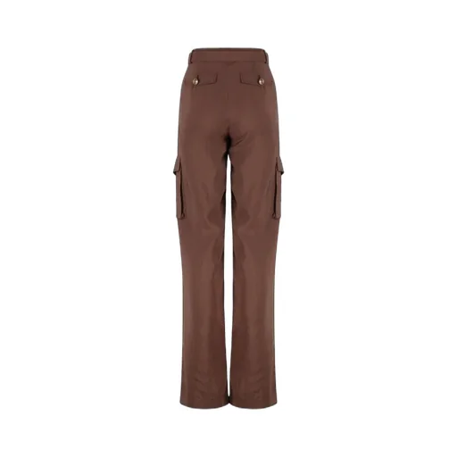 Versace Jeans Couture Crinkled-Finish Belted Cargo Pants