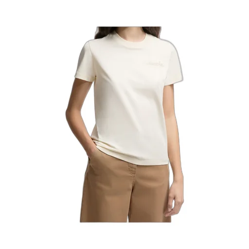 Moncler Logo Embroidered Crewneck T-Shirt