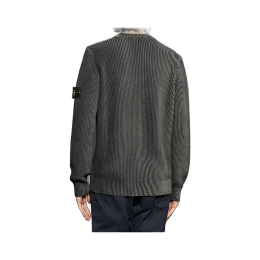 Stone Island Logo Patch Knitted Jumper