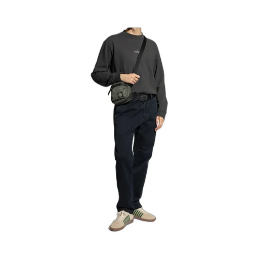 Stone Island Logo Printed Crewneck Sweatshirt