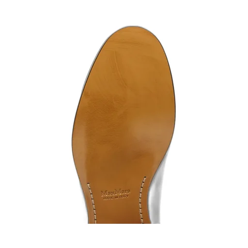 Semi-Glossy Leather Moccasins