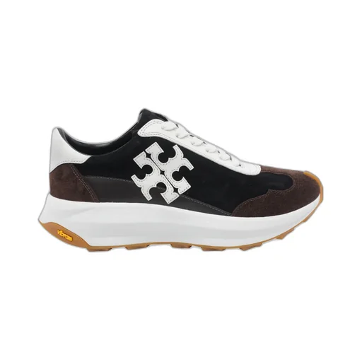Tory Burch Logo Patch Lace-Up Sneakers