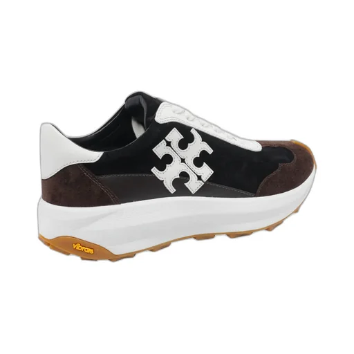 Tory Burch Logo Patch Lace-Up Sneakers
