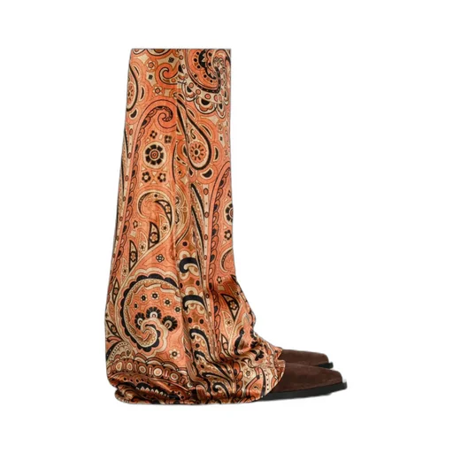 Paisley-Print Trousers