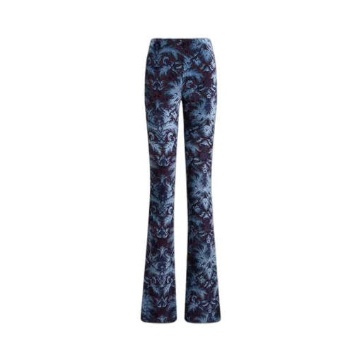 Etro Flared Velvet Trousers