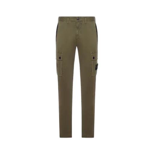 Stone Island Logo Patch Cargo Trousers