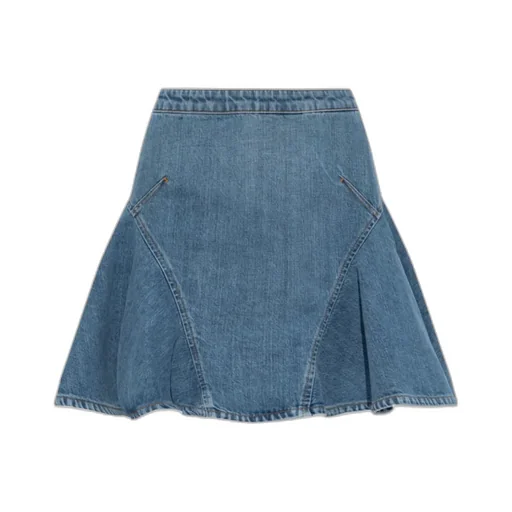 Givenchy Flared Denim Mini Skirt