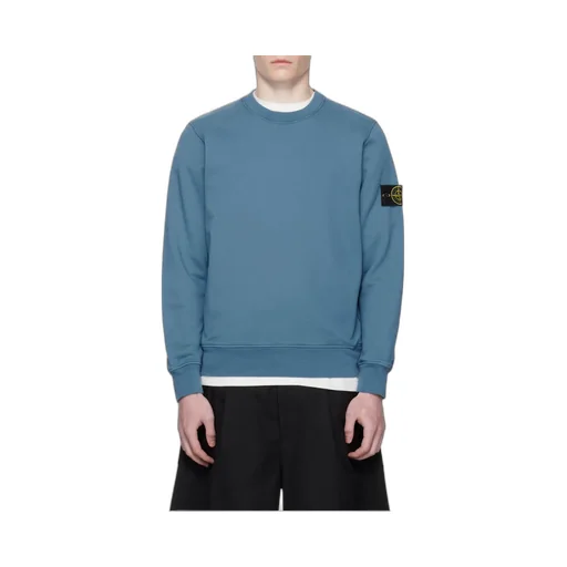 Stone Island Logo Patch Crewneck Sweatshirt