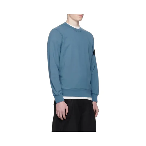 Stone Island Logo Patch Crewneck Sweatshirt