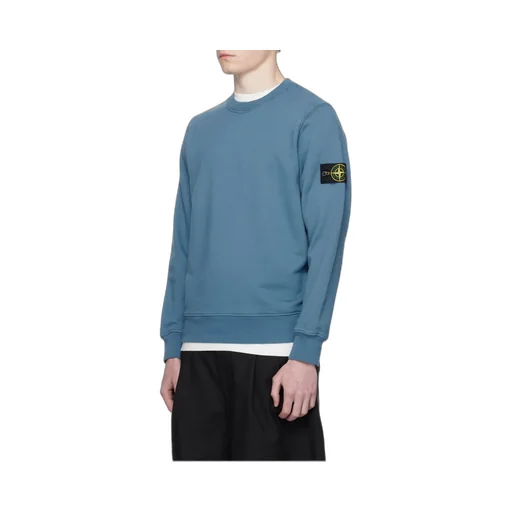 Stone Island Logo Patch Crewneck Sweatshirt