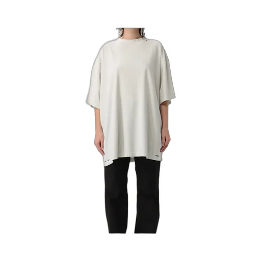 Distressed-Print Cotton T-Shirt