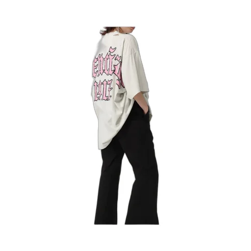 Distressed-Print Cotton T-Shirt