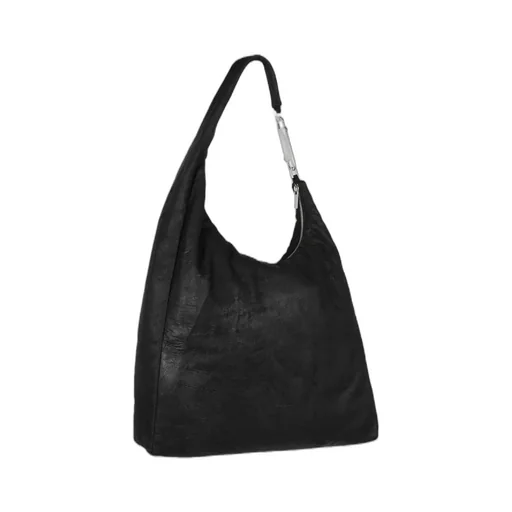 Rick Owens Gemini Curved Zip-Up Shoulder Bag