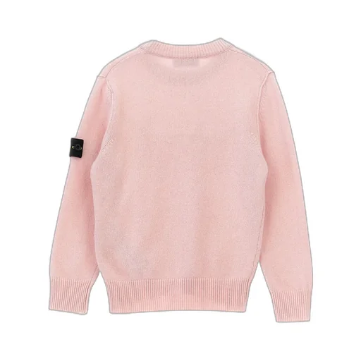 Stone Island Junior Logo Patch Knitted Jumper
