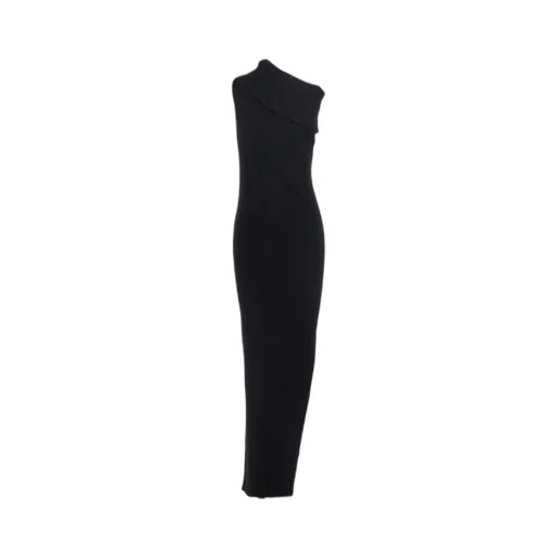 Rick Owens Athena One-Shoulder Knitted Dress
