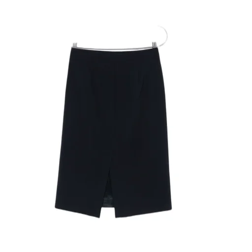 Back-Vent Midi Skirt