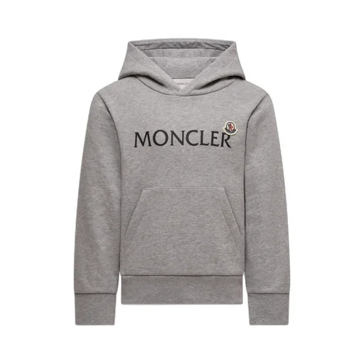 Moncler Enfant Logo Printed Long-Sleeved Hoodie