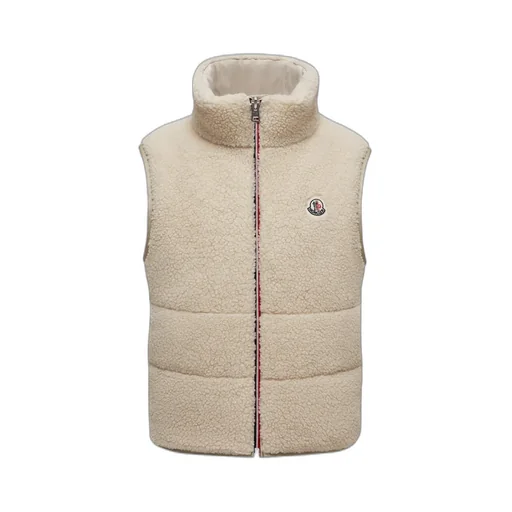 Moncler Enfant Logo Patch Zipped Vest