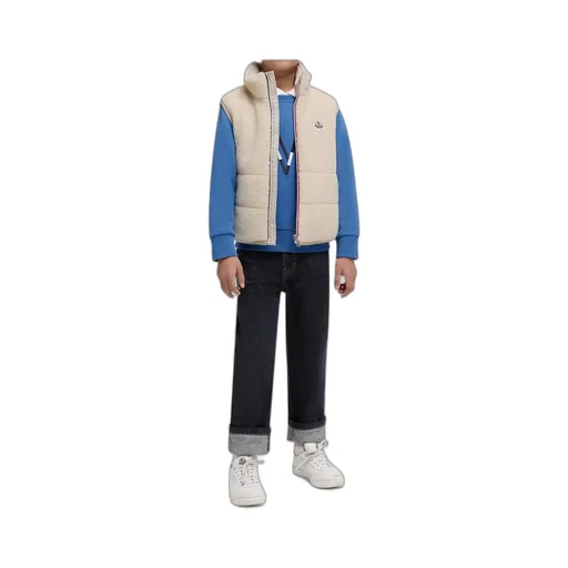 Moncler Enfant Logo Patch Zipped Vest