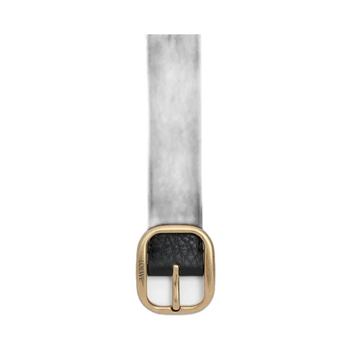 Rounded Soft Belt In Supple Grained Calfskin