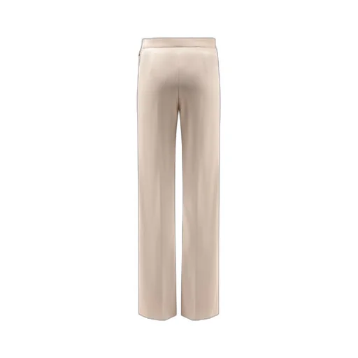 Button-Detailed Flared Trousers