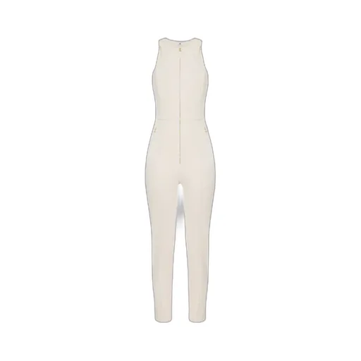 Elisabetta Franchi Double-Layer Crpe Jumpsuit
