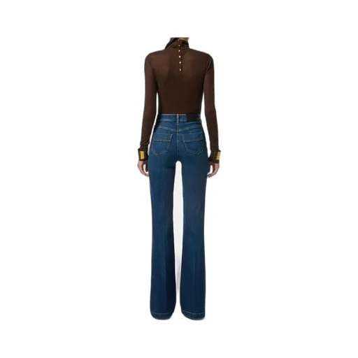 Button-Detailed Jeans