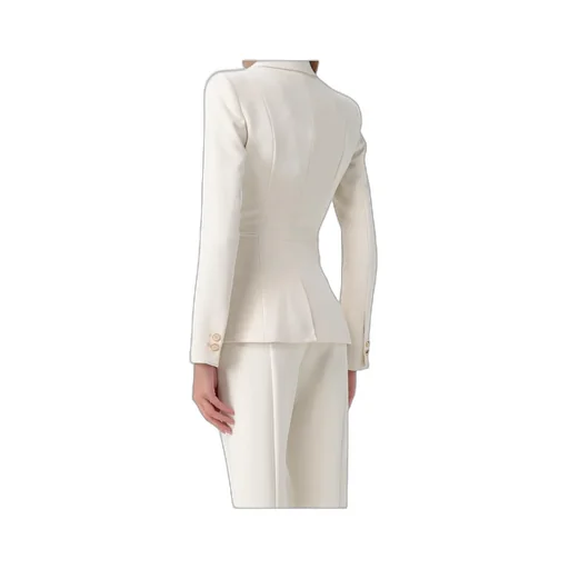 Elisabetta Franchi Double Breasted Tailored Blazer