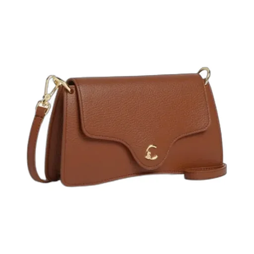 Coccinelle C-Me Foldover Top Crossbody Bag