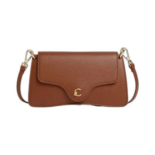 Coccinelle C-Me Foldover Top Crossbody Bag