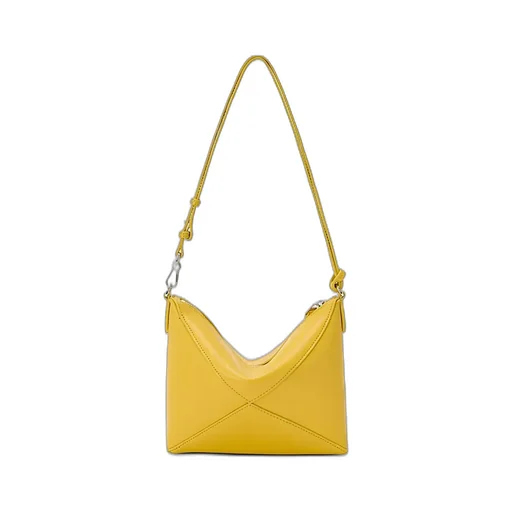 Puzzle Fold Pouch In Shiny Nappa Calfskin