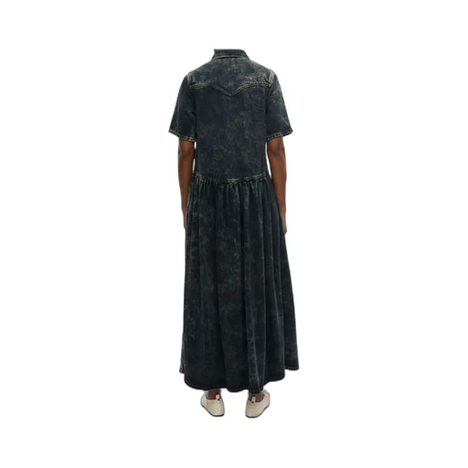 Ganni Washed Denim Dress