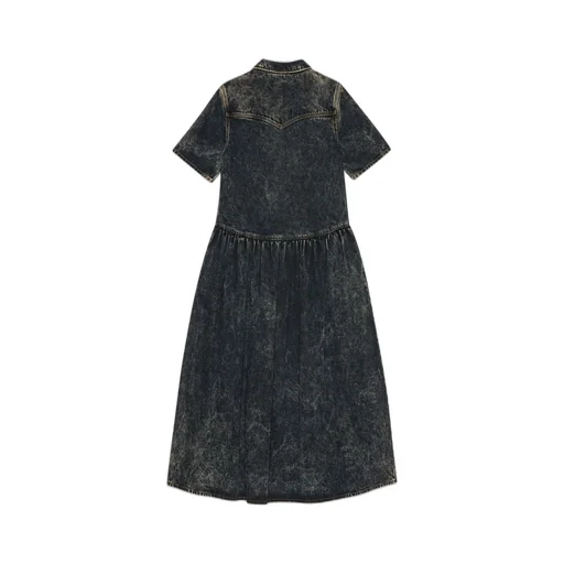 Ganni Washed Denim Dress