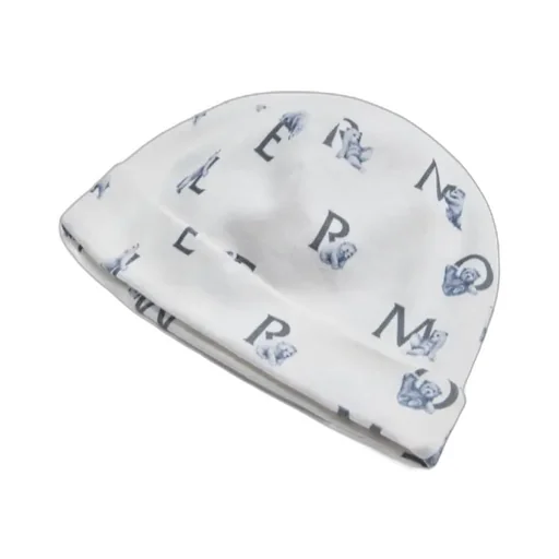 Moncler Enfant All-Over Patterned Crewneck Rompers