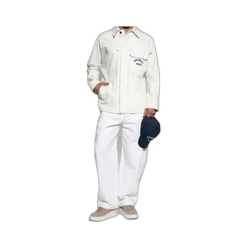 Givenchy Paris Logo Embroidered Long-Sleeved Shirt