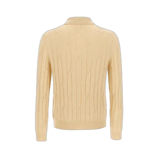 Zanone Braided Wool Polo Shirt
