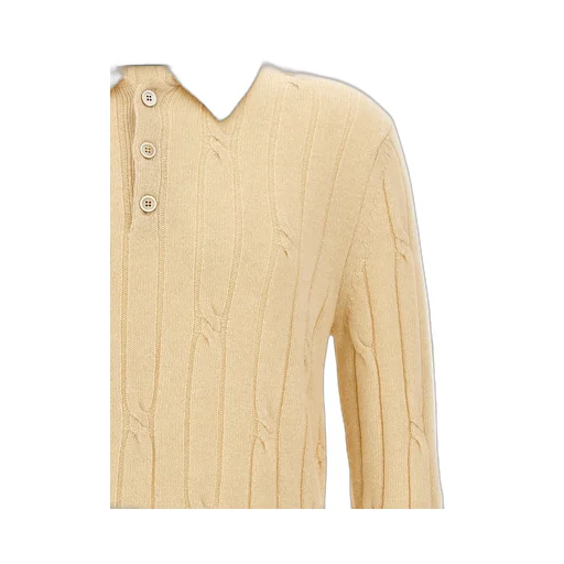 Zanone Braided Wool Polo Shirt