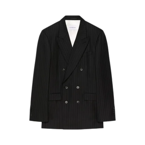 Givenchy Striped Double Breasted Jacket