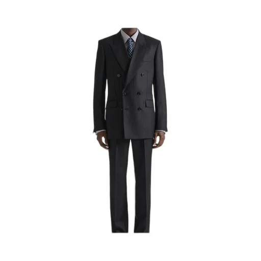 Givenchy Striped Double Breasted Jacket