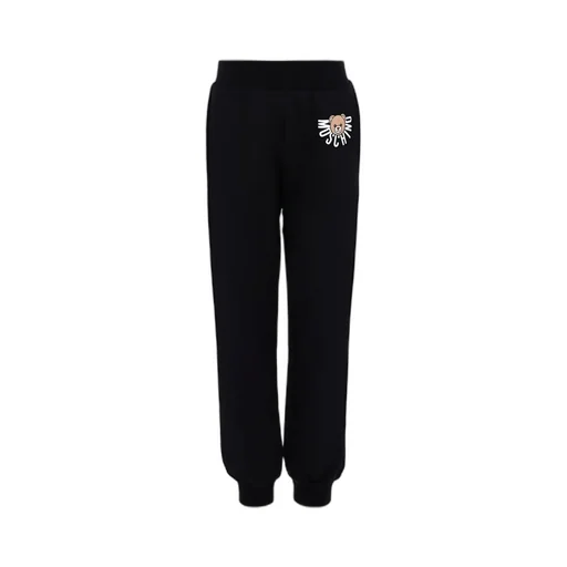Teddy-Logo Cotton Trousers